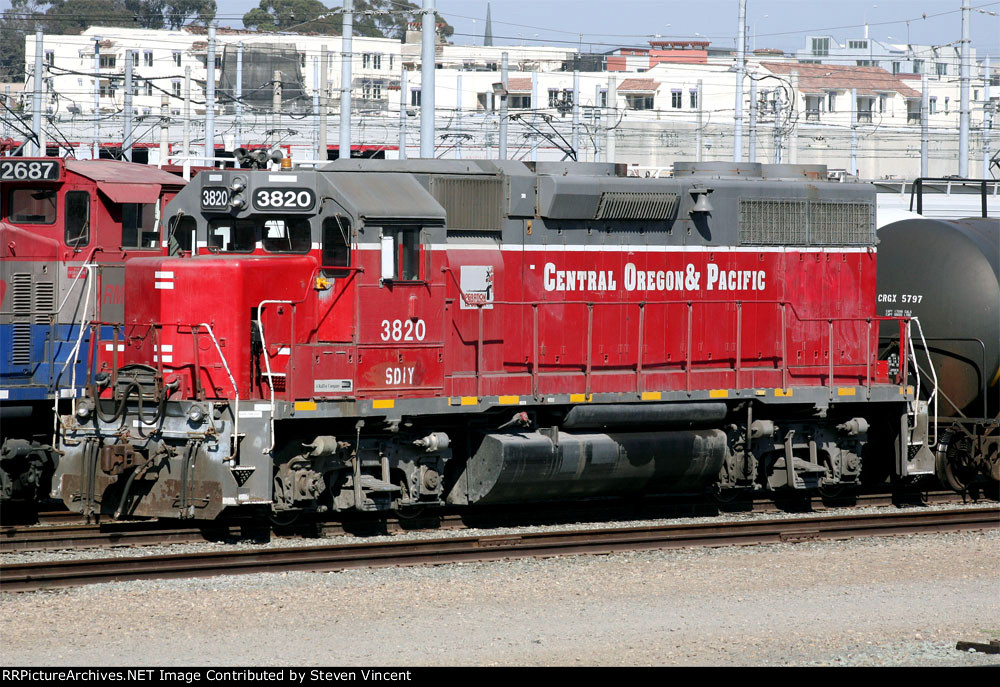 Former Central Oregon & Pacific GP38 SDIY #3820